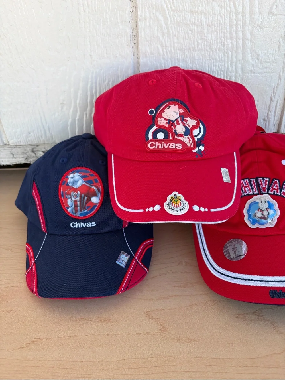 Chivas Baseball Caps - Red & Navy Trio Unisex